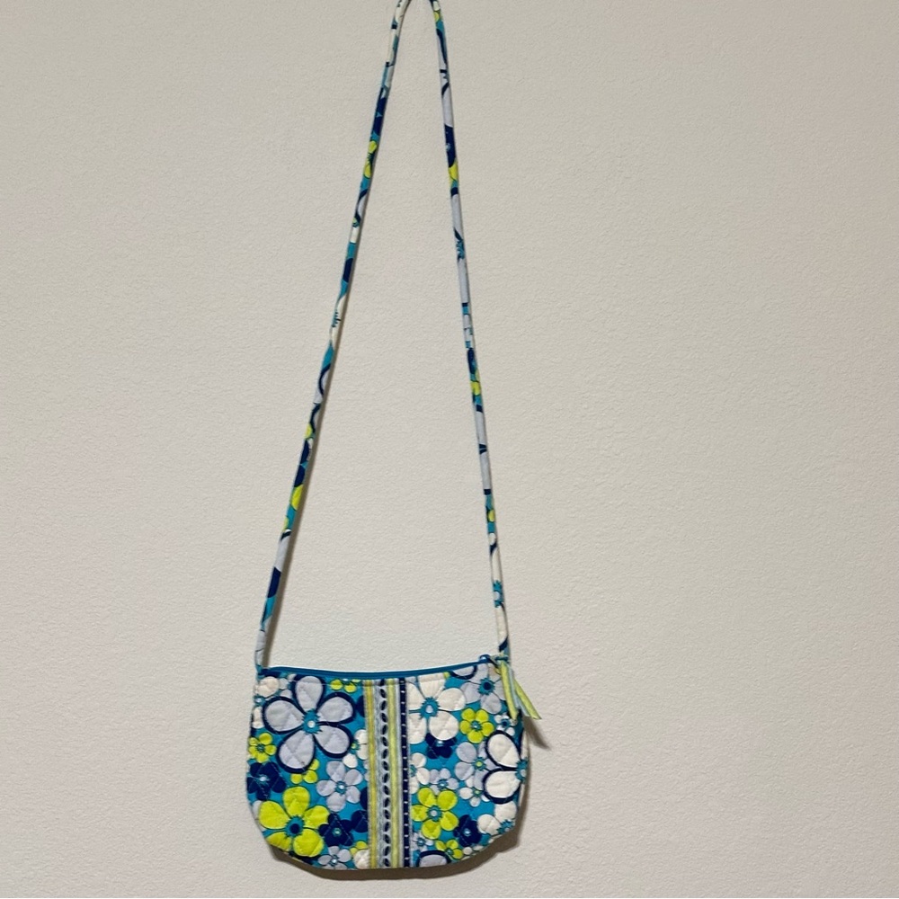 Vera Bradley, Vibrant‎ Teal Floral Crossbody Bag